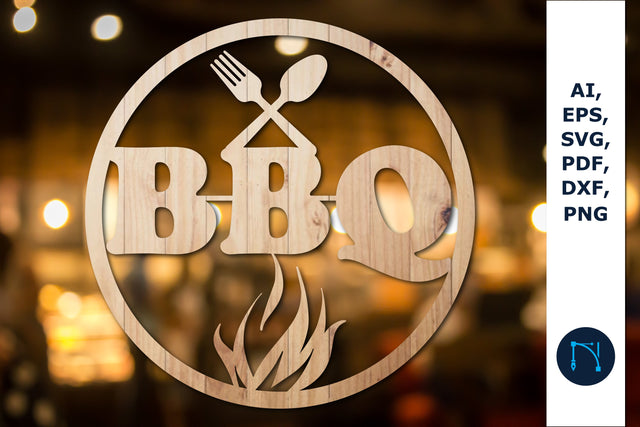 laser cut Bar & Grill Sign SVG cut file SVG MD JOYNAL ABDIN 