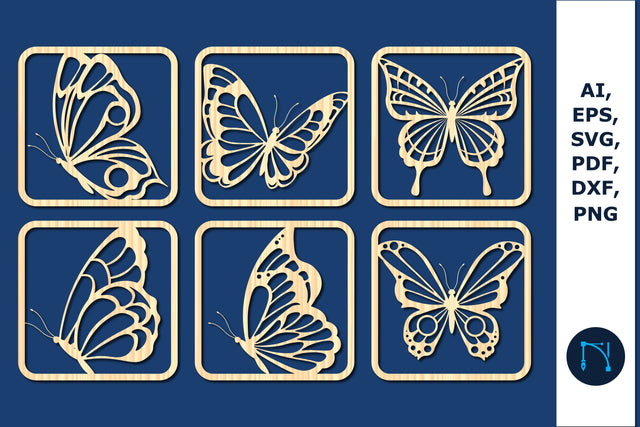 laser cut butterfly decor bundle SVG SVG MD JOYNAL ABDIN 