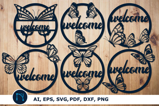 laser cut butterfly dor sign SVG bundle SVG MD JOYNAL ABDIN 
