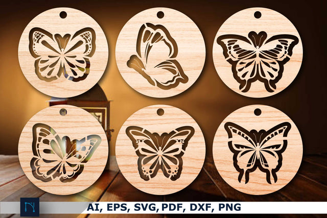 laser cut Butterfly tag SVG bundle SVG MD JOYNAL ABDIN 