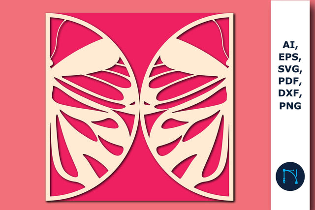 Laser Cut Butterfly Wedding Card SVG SVG MD JOYNAL ABDIN 