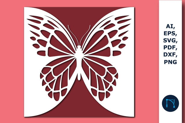 Laser Cut Butterfly Wedding Card SVG SVG MD JOYNAL ABDIN 