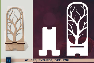 laser cut Cell Phone Stand SVG SVG MD JOYNAL ABDIN 