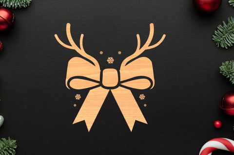 Laser Cut Christmas Antlers SVG Bundle SVG Regulrcrative 