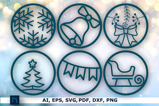 laser cut Christmas decor SVG Bundle SVG MD JOYNAL ABDIN 