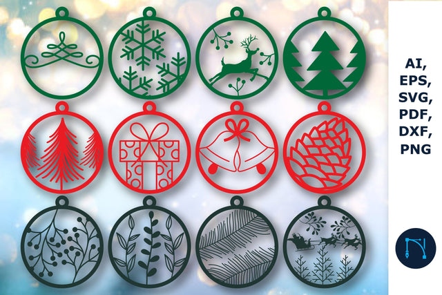 laser cut Christmas decor SVG bundle SVG MD JOYNAL ABDIN 