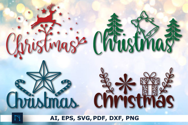 laser cut Christmas decor SVG Bundle SVG MD JOYNAL ABDIN 