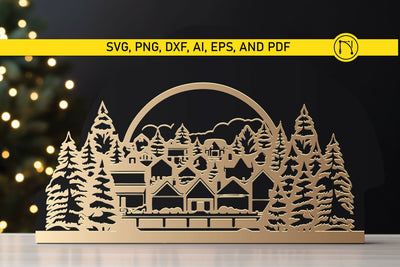 Laser Cut Christmas Decor SVG SVG MD JOYNAL ABDIN 