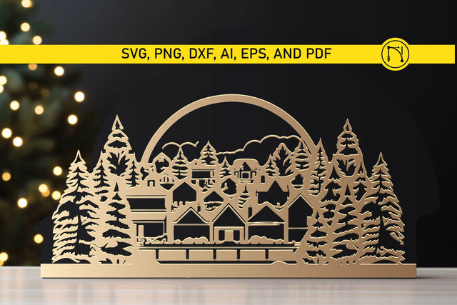 Laser Cut Christmas Decor SVG SVG MD JOYNAL ABDIN 