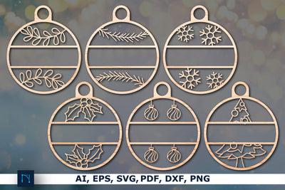 laser cut Christmas Decoration Ornament SVG MD JOYNAL ABDIN 