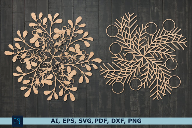 laser cut Christmas floral SVG bundle SVG MD JOYNAL ABDIN 