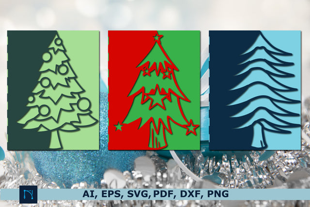 laser cut Christmas gift card SVG bundle SVG MD JOYNAL ABDIN 