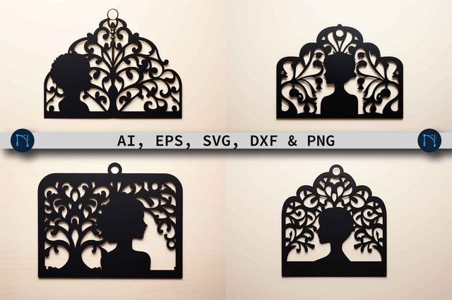 Laser Cut Christmas Keychain SVG Bundle SVG MD JOYNAL ABDIN 
