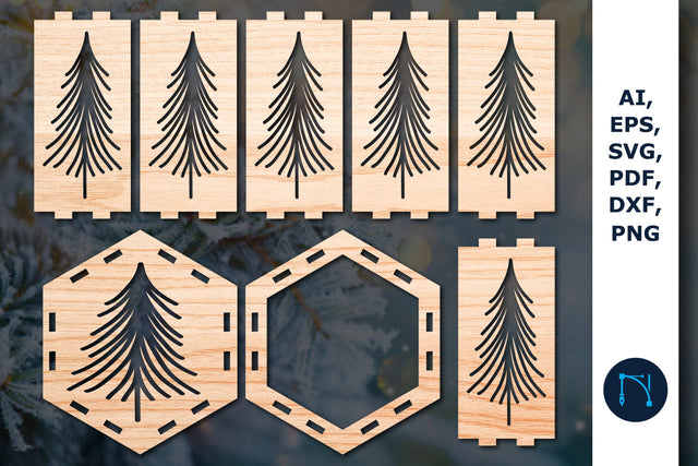 laser cut Christmas lantern SVG bundle SVG MD JOYNAL ABDIN 