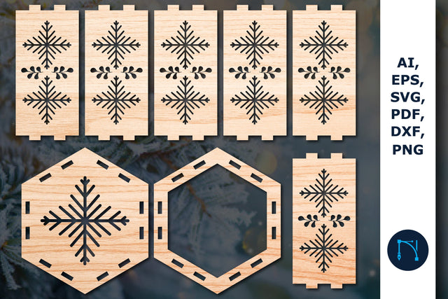 laser cut Christmas lantern SVG bundle SVG MD JOYNAL ABDIN 