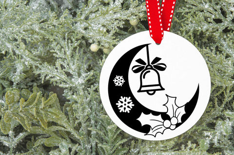 Laser Cut Christmas Moon SVG Bundle SVG Regulrcrative 