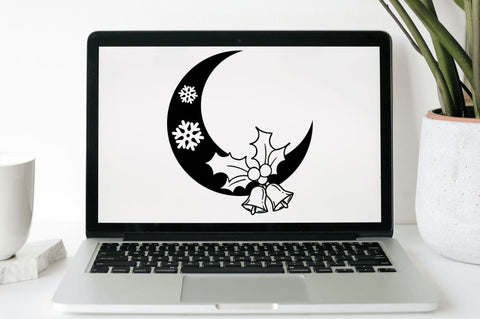 Laser Cut Christmas Moon SVG Bundle SVG Regulrcrative 