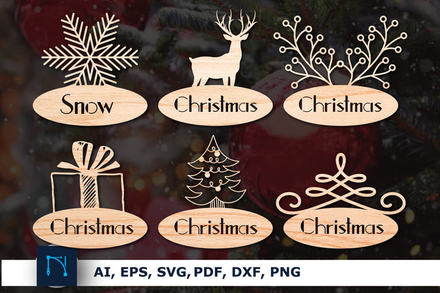 laser cut Christmas name sign SVG bundle SVG MD JOYNAL ABDIN 