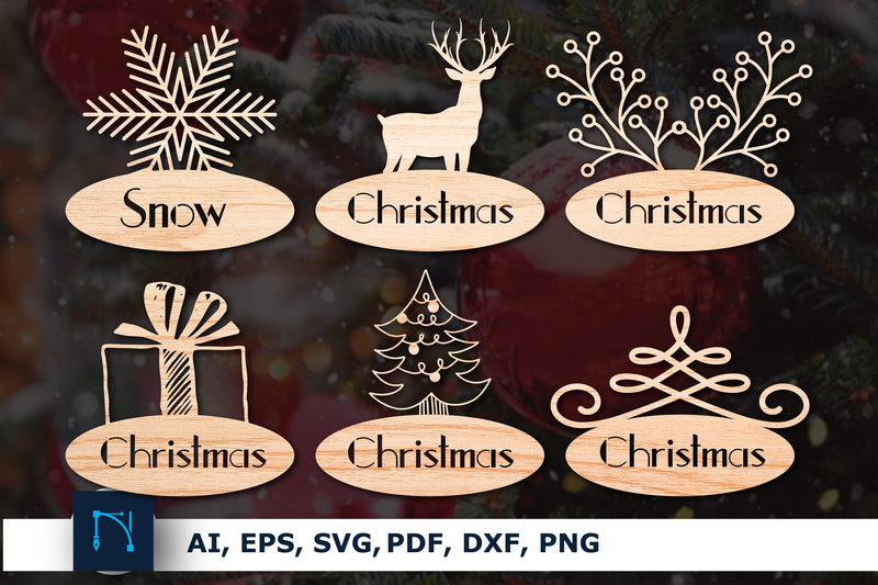 laser cut Christmas name sign SVG bundle SVG MD JOYNAL ABDIN 