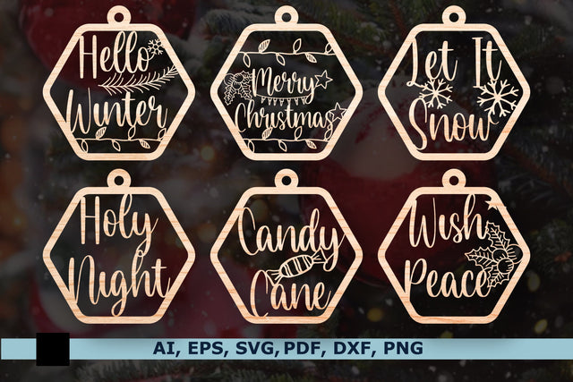 laser cut Christmas ornament SVG bundle SVG MD JOYNAL ABDIN 