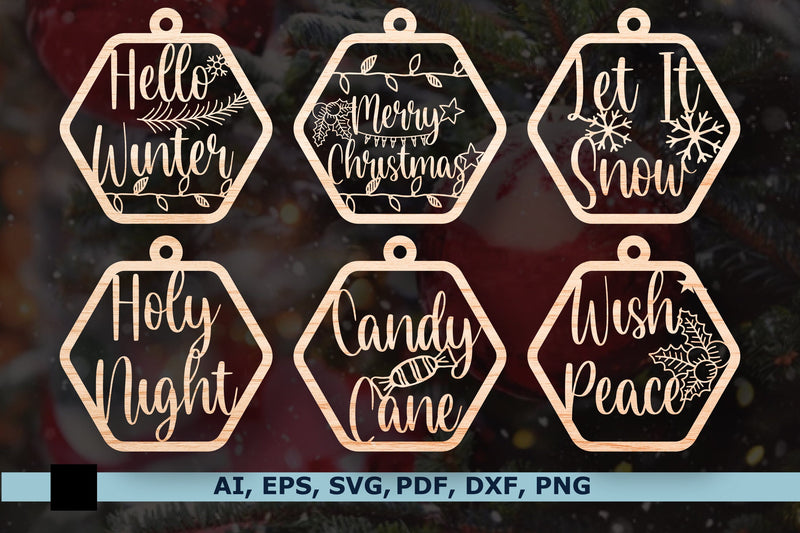 laser cut Christmas ornament SVG bundle SVG MD JOYNAL ABDIN 