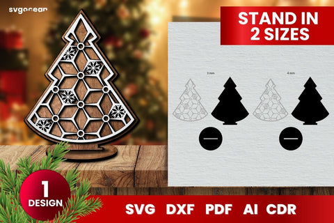 Laser Cut Christmas SVG | 3D Layered | Glowforge SVG SvgOcean 
