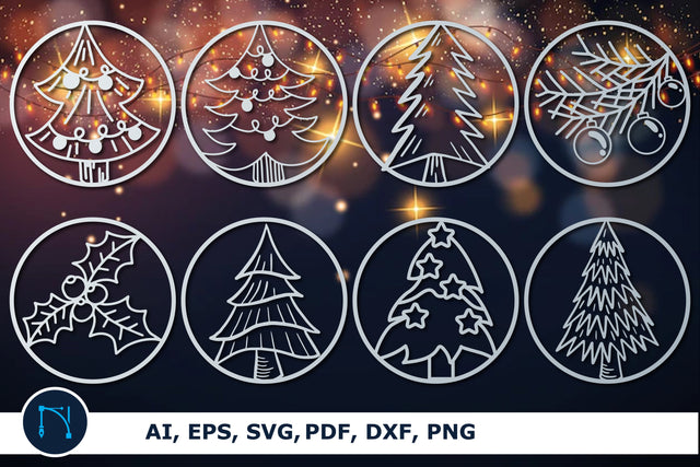 laser cut Christmas tree SVG bundle SVG MD JOYNAL ABDIN 