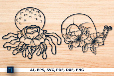 Laser cut Cute Baby Floral SVG Bundle SVG MD JOYNAL ABDIN 