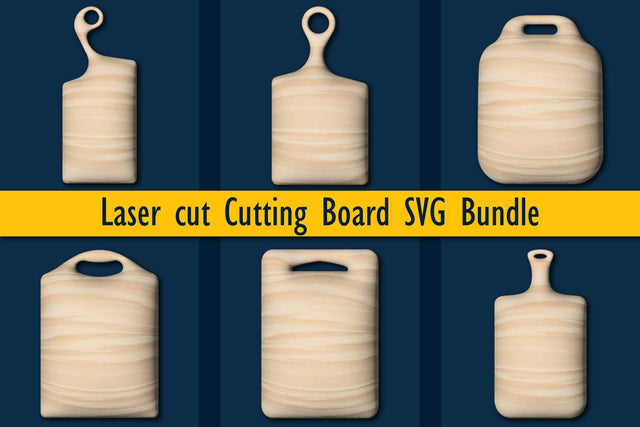 Laser cut Cutting Board SVG bundle SVG MD JOYNAL ABDIN 