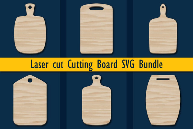 Laser cut Cutting Board SVG bundle SVG MD JOYNAL ABDIN 
