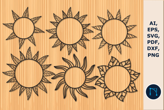 Laser Cut Decorative leaf Coaster bundle SVG MD JOYNAL ABDIN 