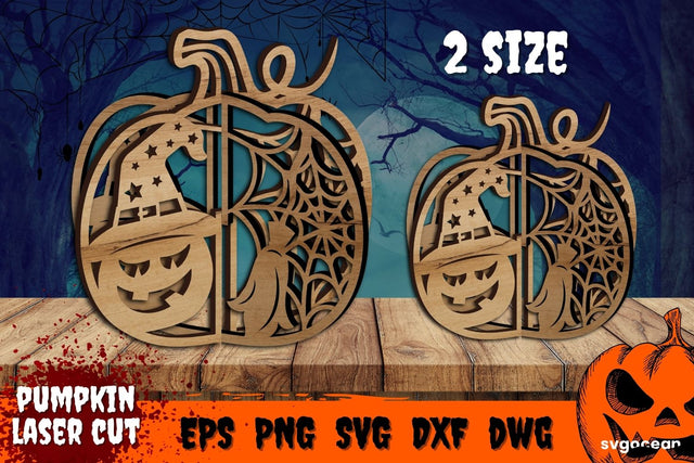 Laser Cut Design | Svg Bundle | 3D Pumpkin SVG SvgOcean 