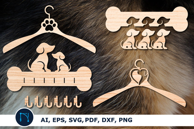 laser cut dog Hanger, key Hanger bundle SVG MD JOYNAL ABDIN 