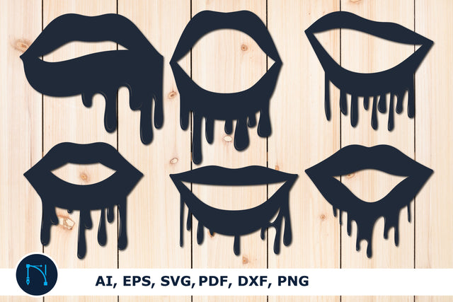 laser cut Dripping Lips SVG bundle SVG MD JOYNAL ABDIN 