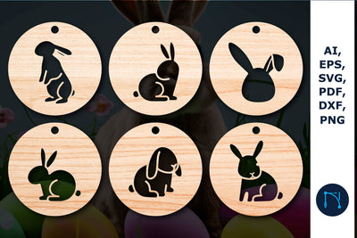 laser cut easter basket tag SVG bundle SVG MD JOYNAL ABDIN 