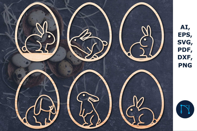 laser cut Easter Egg Decor SVG bundle SVG MD JOYNAL ABDIN 