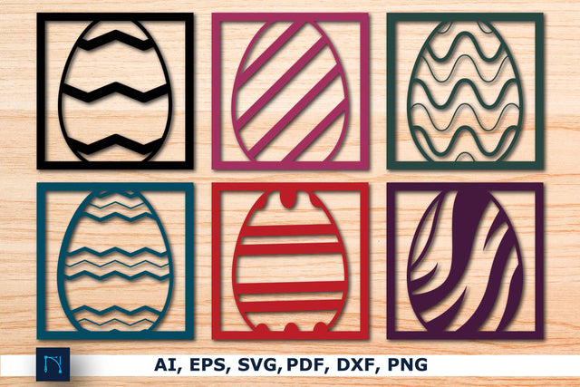 Laser-cut Easter egg Decor SVG bundle SVG MD JOYNAL ABDIN 