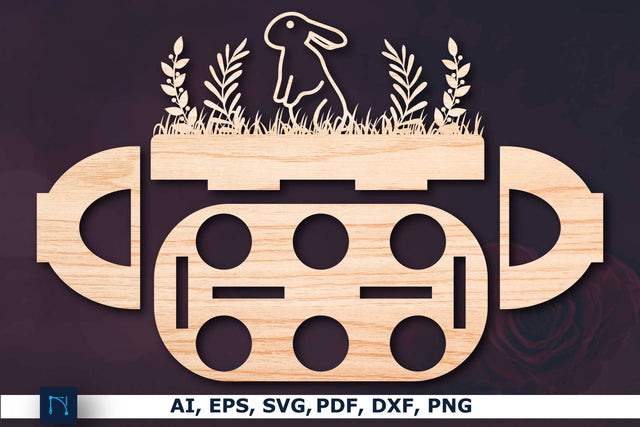laser cut easter egg holder SVG Template SVG MD JOYNAL ABDIN 