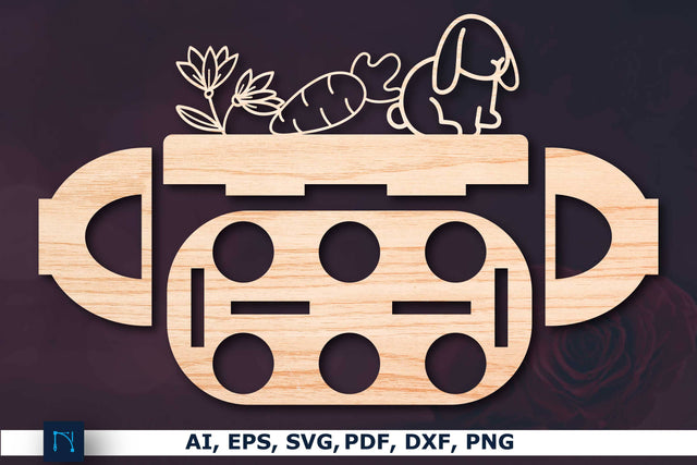 laser cut easter egg holder SVG Template SVG MD JOYNAL ABDIN 