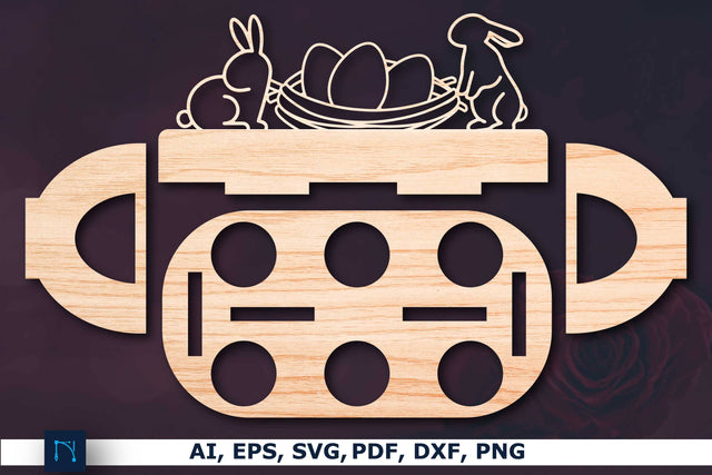 laser cut easter egg holder SVG Template SVG MD JOYNAL ABDIN 