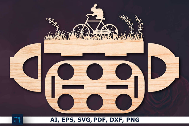 laser cut easter egg holder SVG Template SVG MD JOYNAL ABDIN 