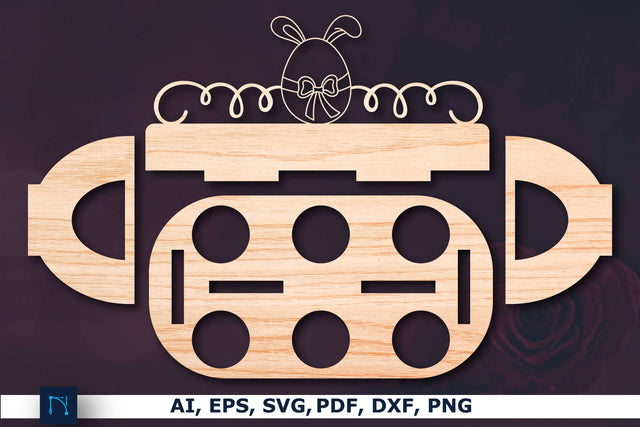 laser cut easter egg holder SVG Template SVG MD JOYNAL ABDIN 