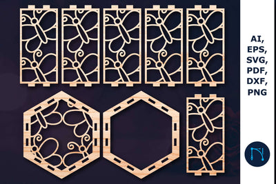 Laser cut Easter Lantern SVG Template SVG MD JOYNAL ABDIN 