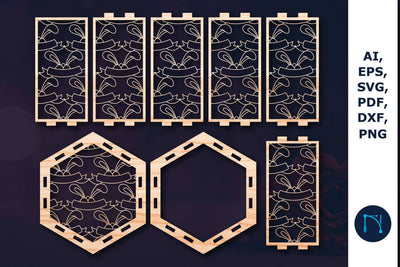 Laser cut Easter Lantern SVG Template SVG MD JOYNAL ABDIN 