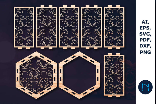 Laser cut Easter Lantern SVG Template SVG MD JOYNAL ABDIN 