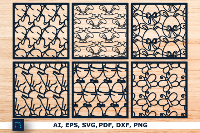 laser cut easter Wall decor SVG Bundle SVG MD JOYNAL ABDIN 