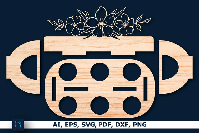 Laser-cut Egg holder SVG cut file SVG MD JOYNAL ABDIN 