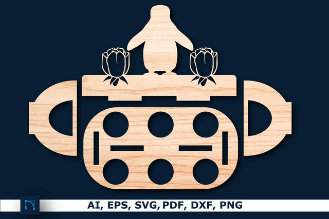 Laser-cut Egg holder SVG cut file SVG MD JOYNAL ABDIN 