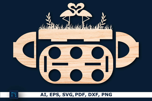 Laser-cut Egg holder SVG cut file SVG MD JOYNAL ABDIN 