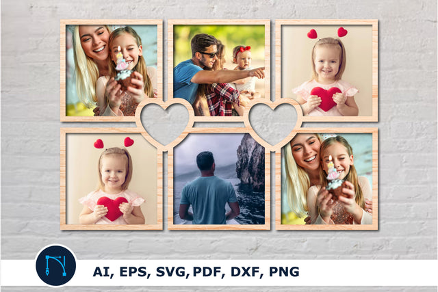 laser cut Family Photo Frame SVG file SVG MD JOYNAL ABDIN 